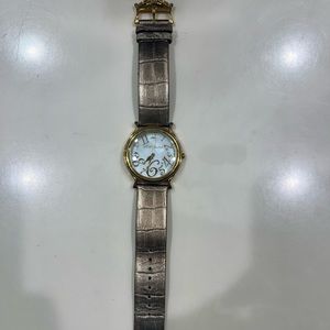 Betsy’s Johnson bronze leather watch